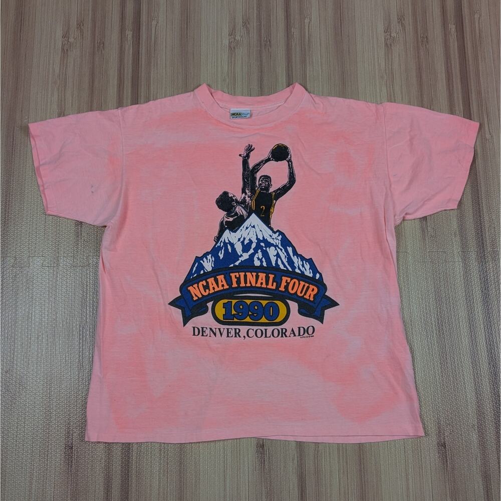 1990 Final Four NCAA Championship Denver Shirt large NCAAB March madness